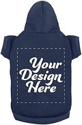 Personalized Dog Hooded Custom Sweatshirt Pet Pullover Hoodie Text/Image Small/Medium/Large Dogs,Puppy,Cat and Kitten