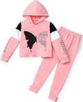 Toddler Baby Girls Clothes Long-sleeve Tie Dye Hoodie Sweatshirt Pants Hooded Outfit Set