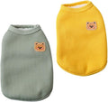Fleece Cotton Winter Dog Tee Shirt - Soft, Breathable, Stretchy & Lightweight for Medium, Small Dogs