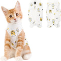 Cat Recovery Suit Female, Breathable Cat Onesie After Surgery Female for Abdominal Wounds or Skin Diseases, Surgery Recovery Suit Kitten Onesie After Spay Wear Anti Licking