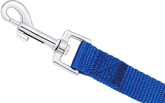 AmaGood Dog/Puppy Obedience Recall Training Agility Lead-15 ft 20 ft 30 ft 50 ft Long Leash-for Dog Training,Tie Out,Play,Safety,Camping (20 feet, Blue)