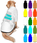 Custom Dog Hoodie Personalized Photo Text Logo Name Dog Clothes, Soft & Warm for Puppy Sweatshirt Hooded for Small Medium Large Dogs Girl/Boy Cats/Kitten, White, XL
