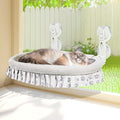 Cat Window Perch & Hammock - Exquisite Soft Wool Fleece, Safe & Comfortable Design with 4 Strong Suction Cups - Ideal for Large Cats (cat, Extra Large)