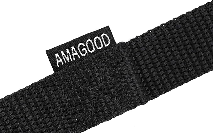 AMAGOOD Dog/Puppy Obedience Recall Training Agility Lead-15 ft 20 ft 30 ft 50 ft Long Leash-for Dog Training,Tie Out,Play,Safety,Camping (30Feet x 1Inch, Black)