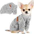 1 Pc Dog Sweaters for Small Dogs Girl Boy Winter Fleece Clothes Warm Soft Dog Sweatshirt Outfit for Dogs Cats Pet Apparel