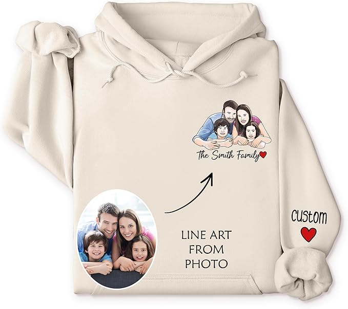 CHIARA CONTI11 Custom Dog Hoodie, Custom Pet Gifts, Custom Dog Shirt, Custom Dog Sweatshirt, Valentine's Day Gift