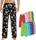 Custom Pajamas Pants Plaid Personalized Funny PJ Pant Design with Face Pajama for Men Women Dog Pet