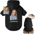 Personalized Name Dog Hoodie, Print Hoodies Pets Name, Custom Pet Memorial, Bright Puppy Sweatshirt, Customized Pet Clothes Warm Winter Outfit for Dogs, Gift for Dog Lovers Style 6