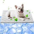 Dog Cooling Mat Self Coolings Foldable Cooling Pad for Dog in Summer Coolings Mat for Dogs and Cats Machine Washable (Rectangle,Blue, Medium-36 L x 23" W)