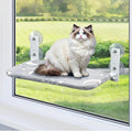 Cat Window Perch, Cordless Foldable Pet Hammock Bed Glow in The Dark, Glowing Stars & Moon Pattern Window Hammock for Overlooking for Kitten Removable Cover Cordless Window Bed for Indoor