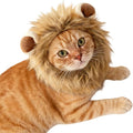 Adjustable Lion Mane Wig Pet Costume, Soft Halloween Cat Clothing with Secure Fit, Comfortable Feline Apparel for Parties, Fun Photo Sessions with Adorable Cat Costumes (Size M)