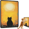 Cat Scratching Mat, 23.6 x 15.7'' Large Sisal Cat Scratch Pad with Non-Slip Backing, Cat Scratcher Mat for Floor, Wall, Sofa & Furniture Protection((YellowSilence)