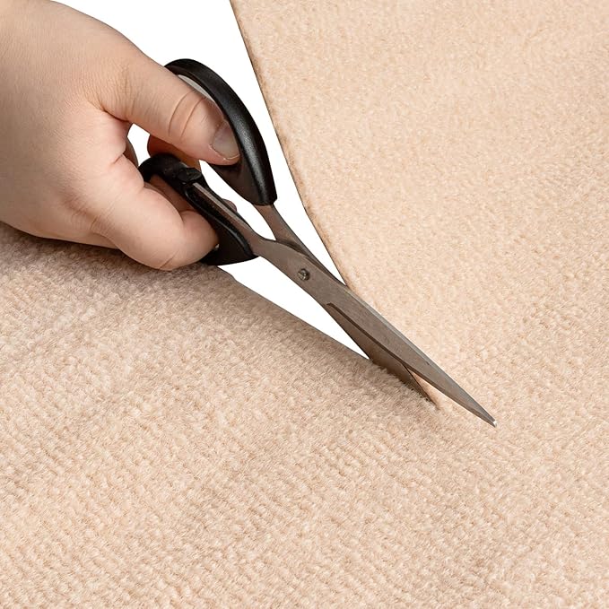 Cat Carpet remnants Cat Scratching Mat Trimmable Self-Adhesive Carpet DIY Climbing Scratcher Scratch Furniture Protector Covering Posts (39.3" x 15.8" Beige)