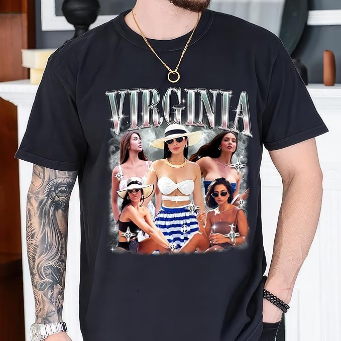 Tehg & Tuhg Custom T Shirts with Picture, Vintage Bootleg Rap Tee, Boyfriend Girlfriend, Unique Gift for Birthday Anniversary
