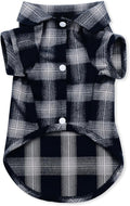 Koneseve Dog Shirt, Pet Plaid Clothes Shirt T-Shirt Sweater Matching Breathable for Small Medium Large Dog Cat Puppy Adorable Casual Cozy Halloween Thanksgiving Christmas Costumes (Blue; 6XL)