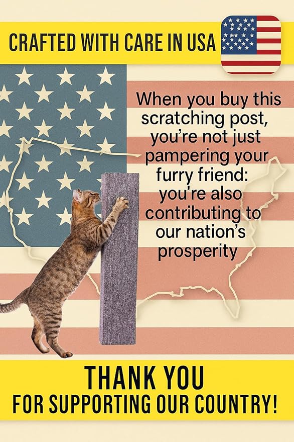 Wall Cat Scratcher & Corner Cat Scratcher – Indoor Scratching Post for Cats – Carpet Scratching Pad – Corner Scratchers for Indoor Cats – Wall Mounted Cat Mat