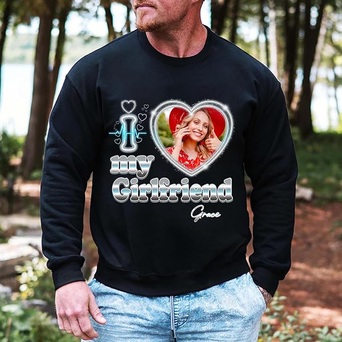 Tehg & Tuhg Custom T Shirts with Picture, Vintage Bootleg Rap Tee, Boyfriend Girlfriend, Unique Gift for Birthday Anniversary