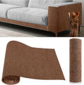 Cat Scratch Furniture Protector Couch Protector from cat Claws Self-Adhesive Carpet remnants Scratching Mat Trimmable DIY Climbing Covering Posts (Brown, 15.8" x 39.3")
