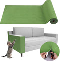 Climbing Cat Scratcher Mat Trimmable Cat Scratching Post Carpet 118’’x15.8’’ Self Adhesive Carpet Mat Pad Replacement for Cat Tree Shelves Post Couch Wall Furniture Steps DIY Protector (Green)