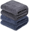 2 Blankets, Dog Cat Pet Blanket, Soft Warm Fleece, for Puppy, Small Dogs or Kitten, Cats, Plush Fuzzy Blanket for Bed, Sofa, Travel (40" x 32", 2/Pack, Dark Gray+Navy Blue)