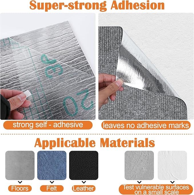 Cat Scratch Furniture Protector - 40" x 15.8" Trimmable Self-Adhesive Cats Claws Scratch Pads, DIY Cat Climbing Couch Protector for Scratch Post Cat Tree Replacement Indoor (Light Gray)