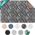 NALALAS Large Dog Mat for Food and Water, Cat Feeding Mat | Large Waterproof Dog Bowl Mat | Non-Slip Pet Food Mat for Floors | Pet Mats for Food and Water | Easy to Clean