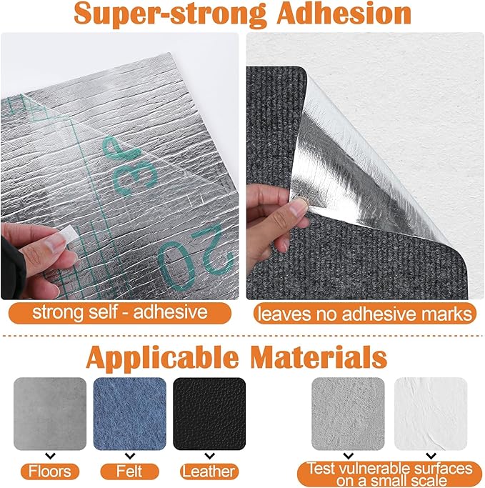 Cat Scratch Furniture Protector - 118" x 17" Trimmable Self-Adhesive Cats Claws Scratch Pads, DIY Cat Climbing Couch Protector for Scratch Post Cat Tree Replacement Indoor (Dark Gray)